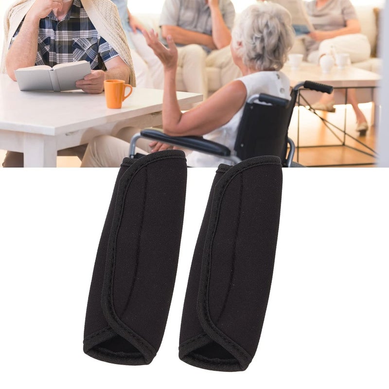 Sonew 2Pcs Replacement Stroller Handle Cover, Suit for Buffed Tubing Grip, Walker Hand Grips Cover Rollator Handle Covers Armrest Protector for Pushchair Pram Rolling Wheelchair - Image 4